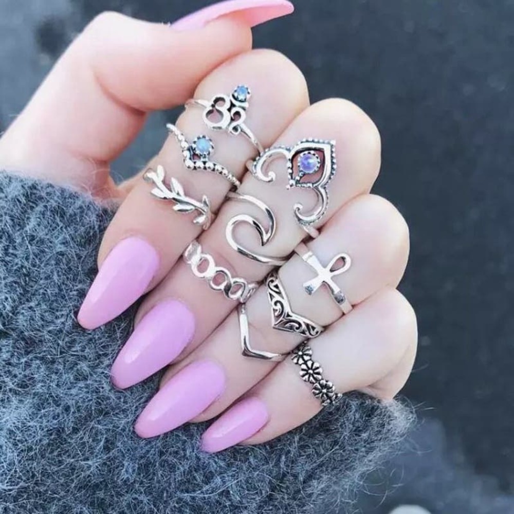 Nature Midi Ring Set 10 Piece
